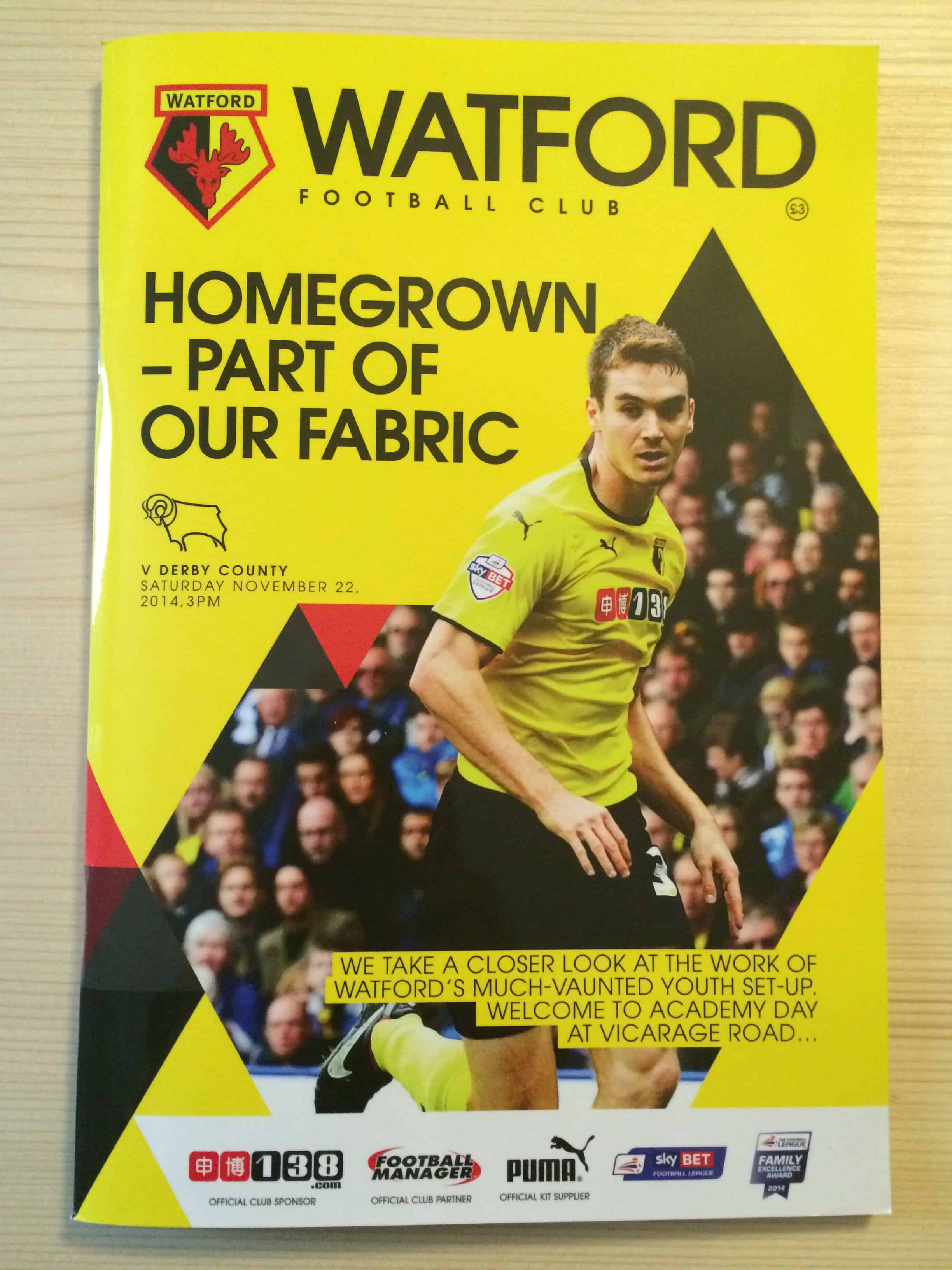 Watford FC v Derby County FC